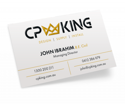 CP King Business Cards