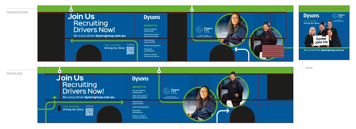 Graphics Unlimited_Dysons Bus Design Dysons Bus Wrap Design