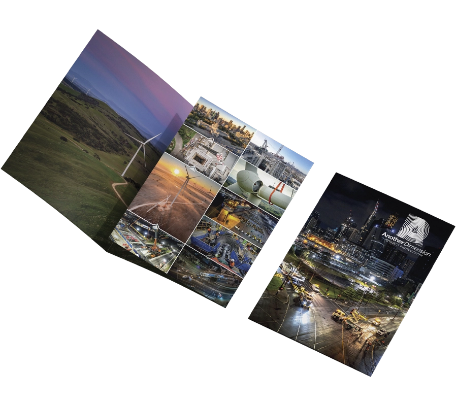 Printed brochure - A4 4 page