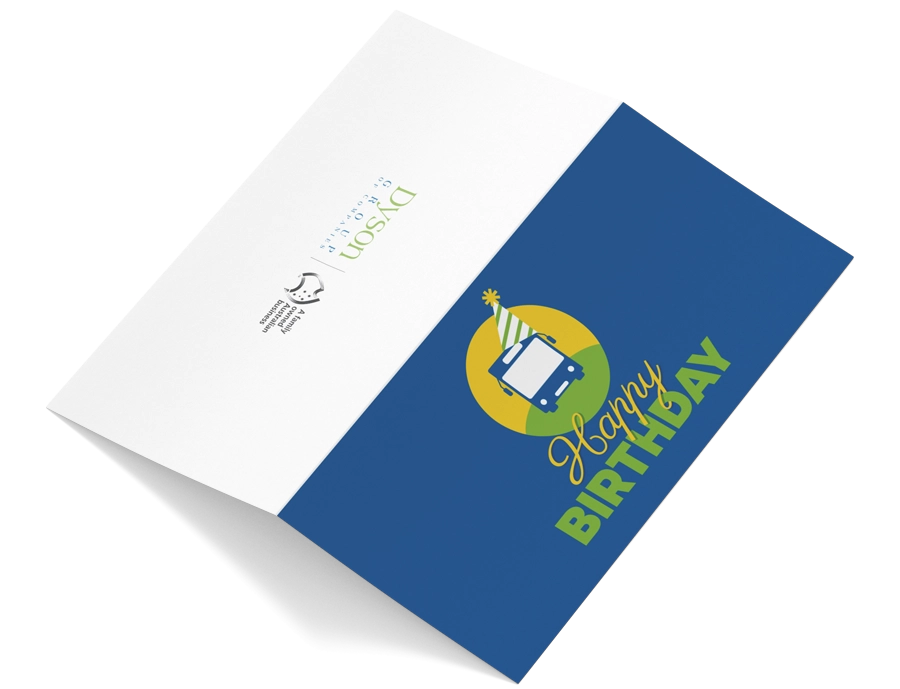 Dysons Birthday Card 1_900px Dysons Melbourne Airport Charter Maps