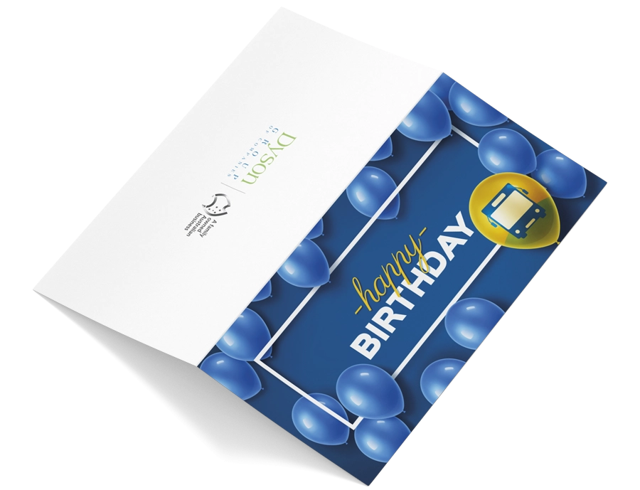 Dysons Birthday Card 2_900px Driver's Manuals for Company Procedures