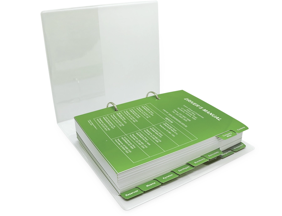 Dysons Drivers Manual_900px Driver's Manuals for Company Procedures