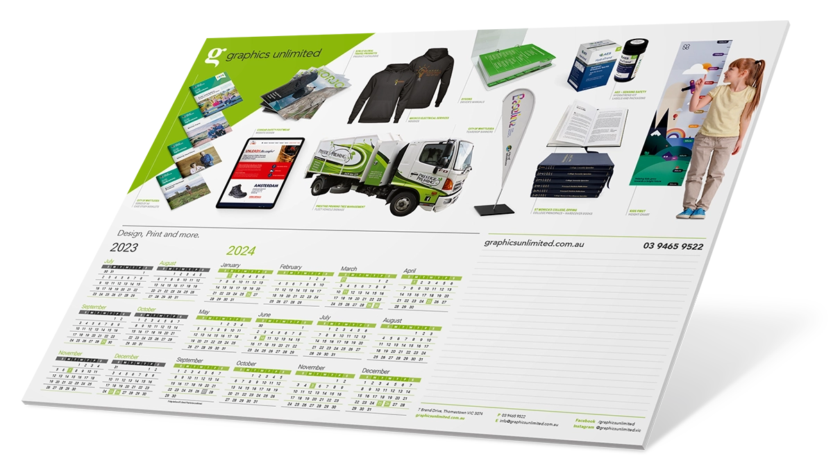 Graphics Unlimited Desk Pad