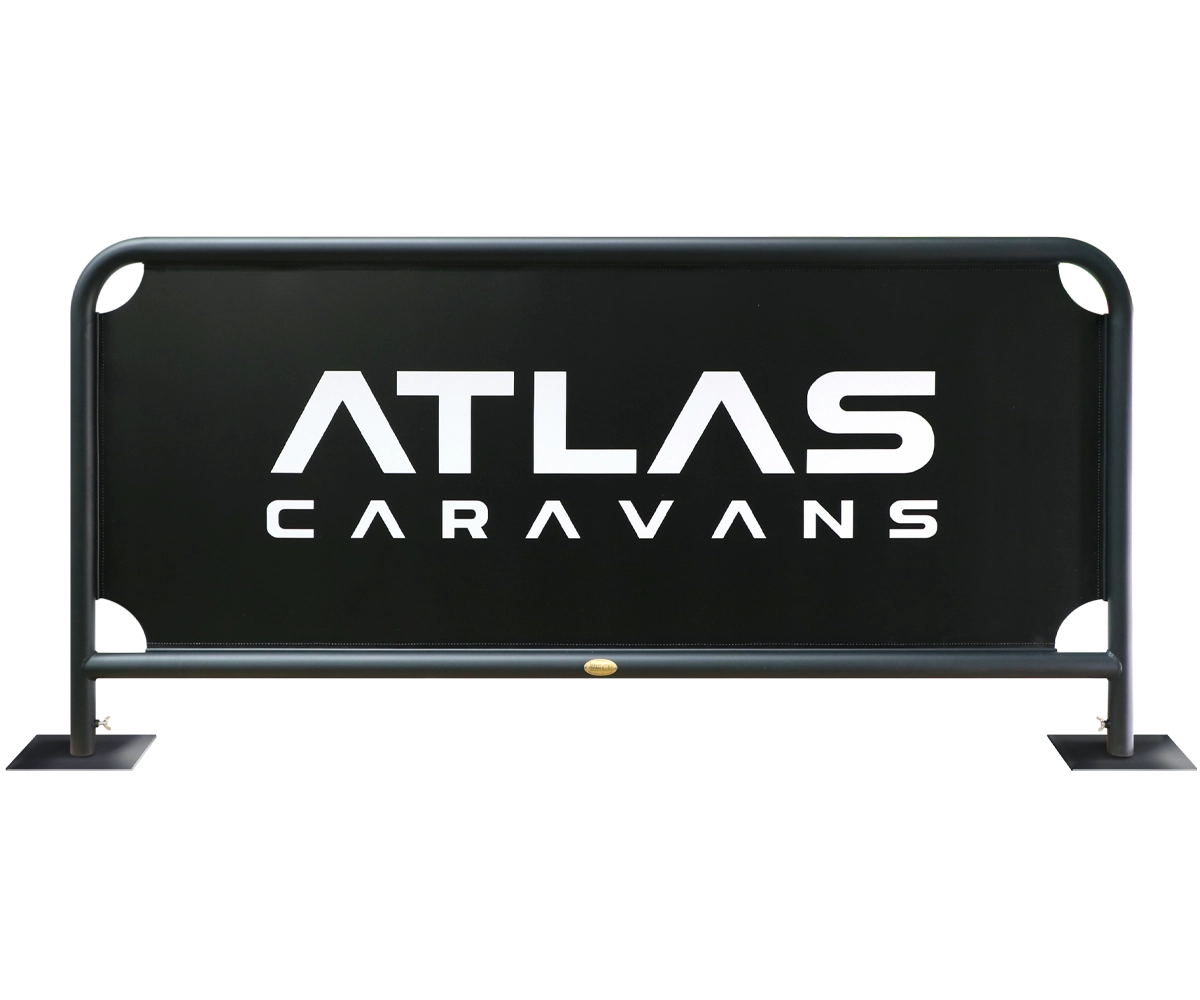 Cafe Barriers outdoor banners