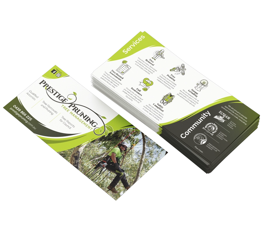 Printed brochures - concertina fold